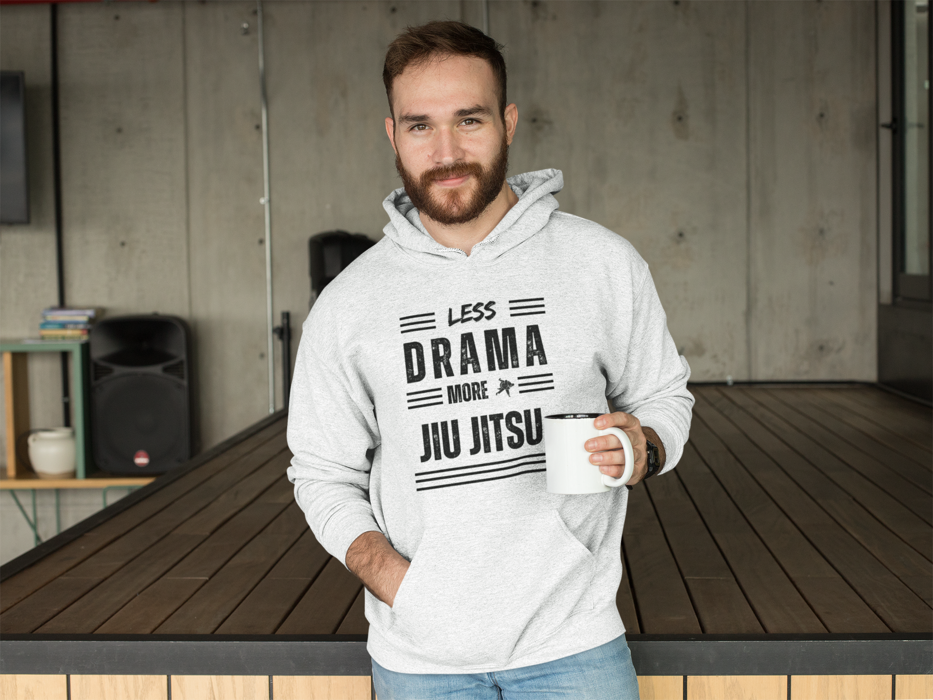 JiuJitsu Unisex Hoodie Jiu-Jitsu Gift Martial Arts Sweatshirt Jiu BJJ Brazilian Wresting Clothing