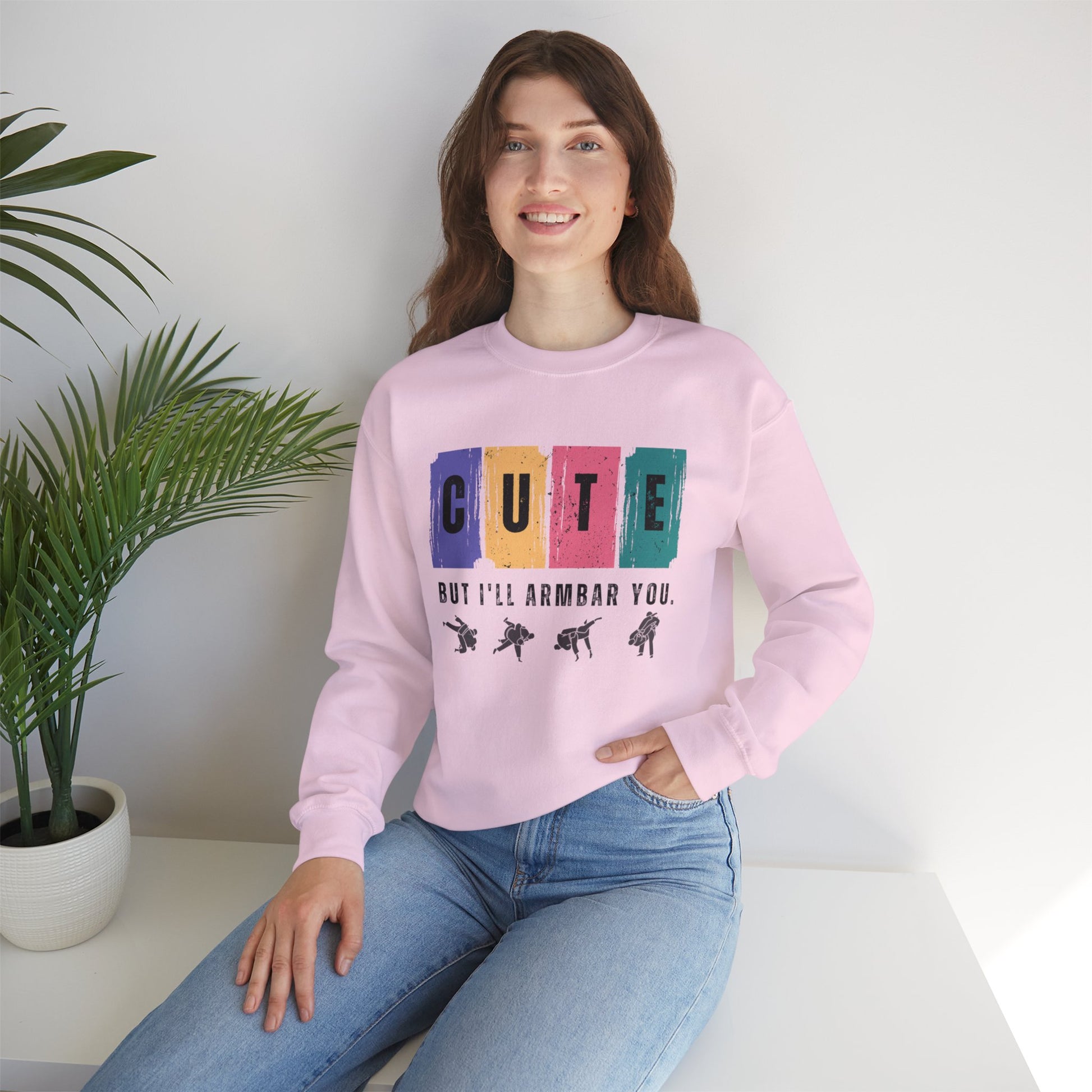 Funny JiuJitsu Sweatshirt Woman Gift Jiu-Jitsu Brazilian MMA